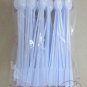 100 PCS WHITE MINI SPOONS COFFEE&TEA STERILE PLASTIC CAFE' & KITCHEN++