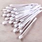 100 PCS WHITE MINI SPOONS COFFEE&TEA STERILE PLASTIC CAFE' & KITCHEN++