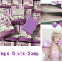 2 BOXES GRAPE GLUTA SOAP WHITENING&REDUCE ROUGHNESS SKIN WITH GRAPE EXTRACT 100g