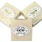 3 BARS 100% RICE MILK NATURAL SOAP NON-TOXIC SMOOTH AND ANTI-AGING SKIN 60 G.