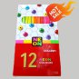 COLLEEN NEON SET PENCILS 12 COLOR KID ART DRAWING NON-TOXIC+FREE SHIP.