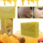 TURMERIC HONEY BEESWAX SOAP REDUCE ACNE SPOT,ROUGHNESS AND SMOOTHING BODY+FACE