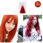 Berina Hair Dye Color Cream No. A 23 Bright Red Color Cute Fashion Style 60 Ml.