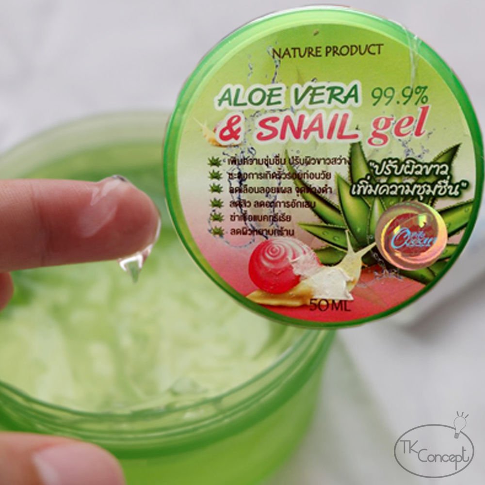 ALOE VERA 99+SNAIL SOOTHING GEL NATURAL REDUCE SCAR&MOISTURE 50 ML