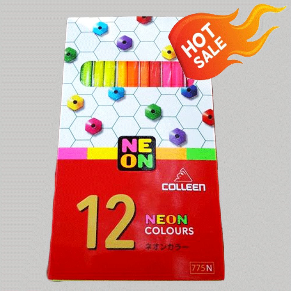 New 12 Color Pencils Colleen Neon Drawingandsketching Beautiful Color