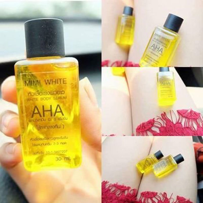 AHA VITAMIN C, E SPEED WHITENING SERUM MIXED LOTION & BRIGHTENING SKIN