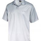 Greg Norman Mens Performance Dip-Dye Rugby Polo Shirt castle L