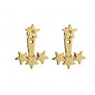 Stella Valle Women's BE A STAR EAR JACKET Earrings GOLD - MSRP $29