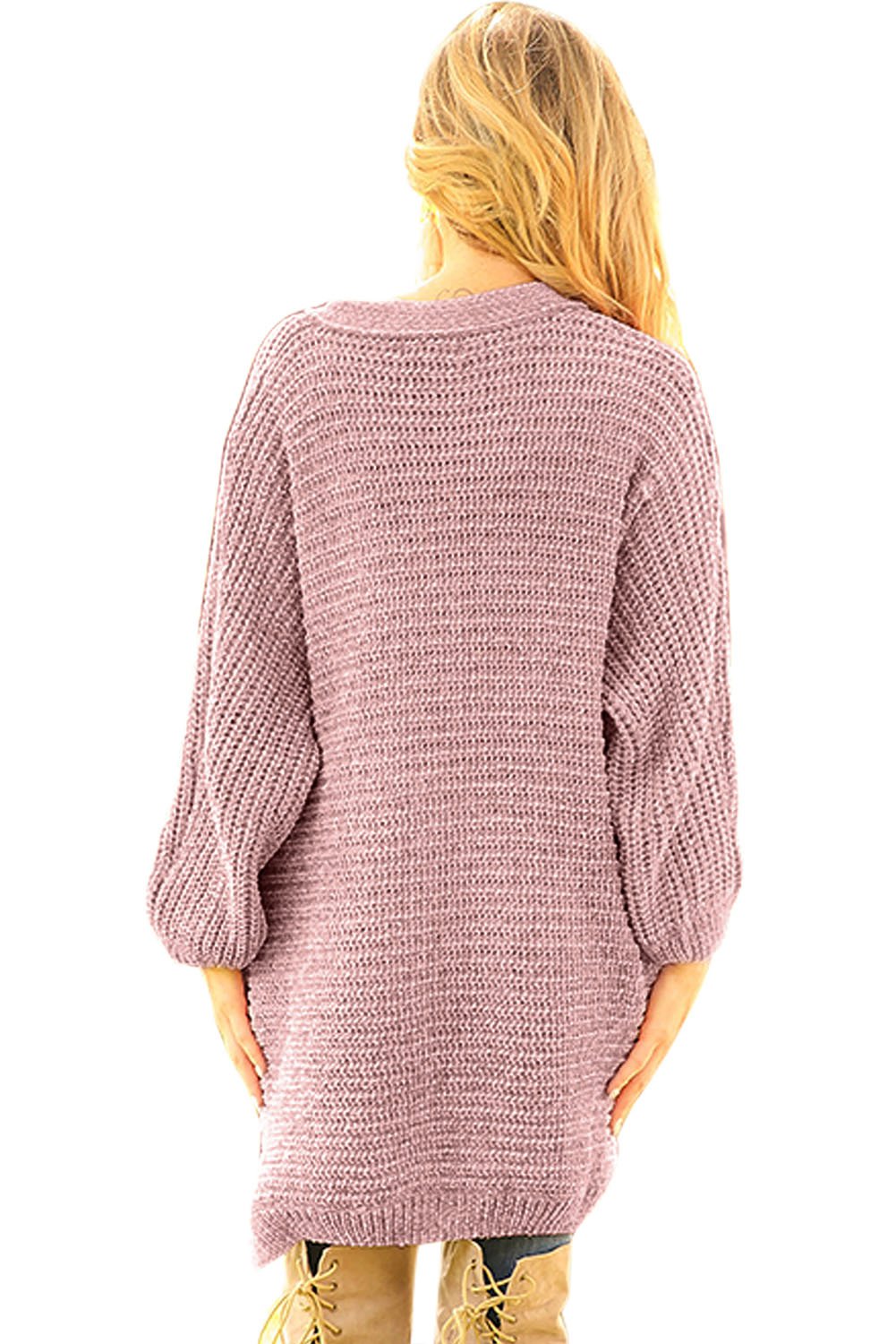 chenille duster cardigan
