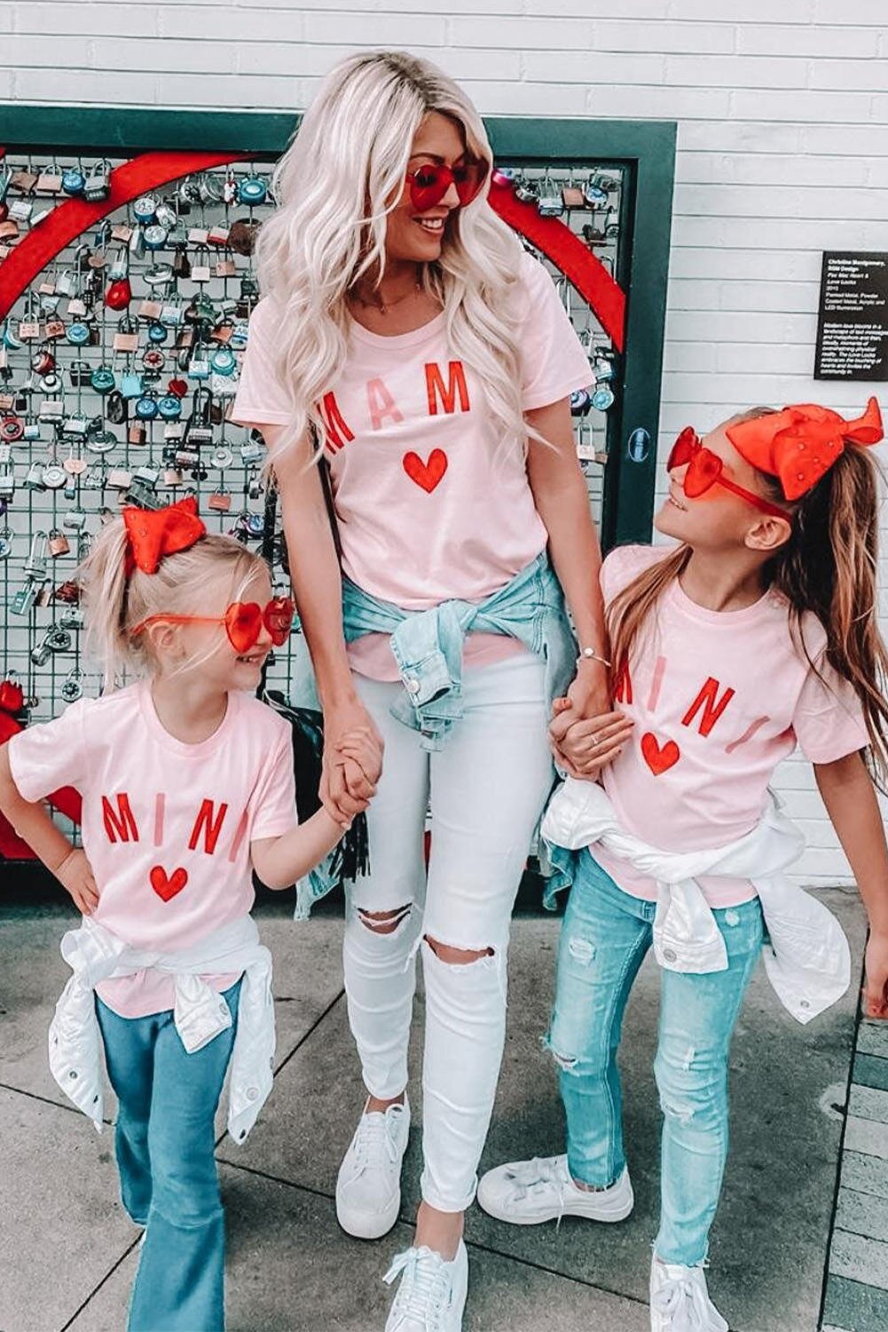 Pink MAMA Matching Tee