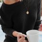 Black Knot Your Girlfriend Thermal Knit Top