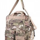 Lillian Rose Military Camouflage Daddy Diaper Bag Tan/Green 14.5" x 11.5"