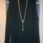 NWT CHICO'S SWISS PINE GREEN COLD SHOULDER SYDNEY RIB TUNIC SWEATER, 0 S 4 6