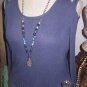NWT CHICO'S DEEP BLUE DOUBLE COLD SHOULDER RIBBED SWEATER, 3 L XL 16 18
