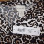 NWT CHICO'S BROWN BLACK LEOPARD PRINT ASYMMETRICAL DRESS, 3 XL 16 18 #570183162