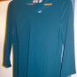 NWT CHICO'S SWISS PINE CROSS CUT CONNIE STRETCH KNIT TUNIC TOP, SZ 0 = XS 4 6