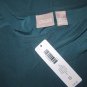 NWT CHICO'S SWISS PINE CROSS CUT CONNIE STRETCH KNIT TUNIC TOP, SZ 0 = XS 4 6