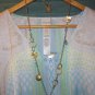 NWT CHICO'S INFINITE AQUA EXOTIC SCROLLS PAISLEY PONCHO, S/M 10/12/14 #57017019