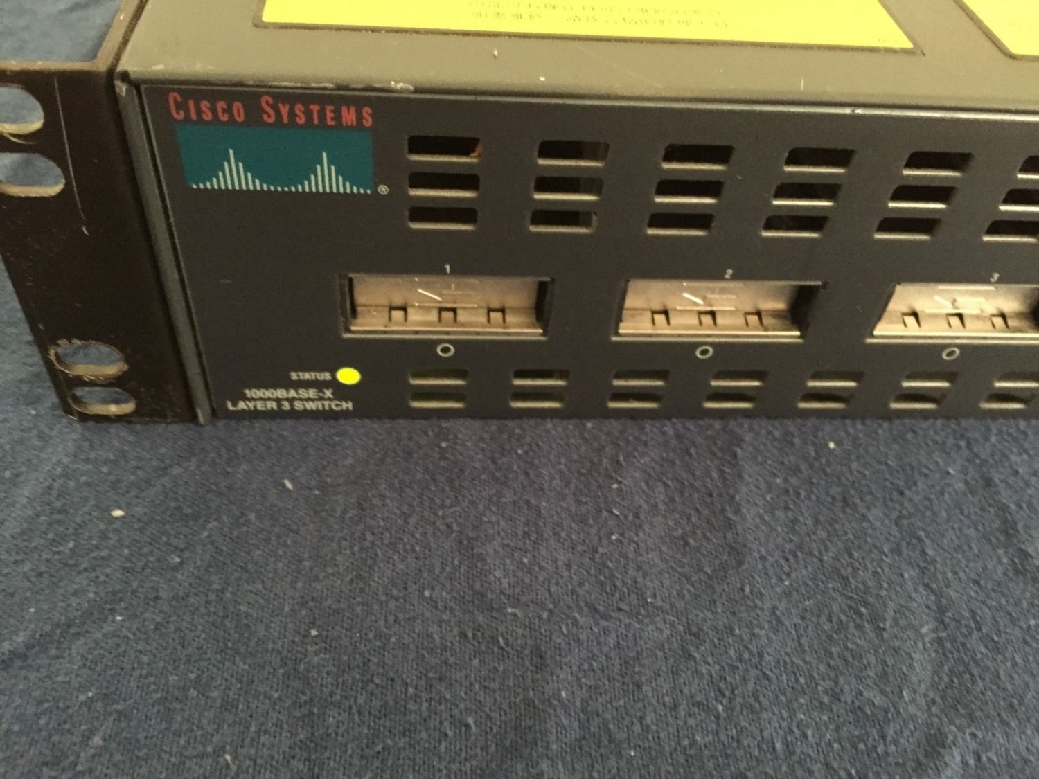 Cisco WSC4908GL3  Catalyst 4908G-L3 Layer 3 Switch, 8 port 1000X GBIC Slots