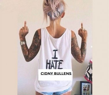 "I Hate Cidny Bullens" - T-Shirt