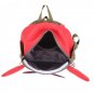Teddy Bear Aeroplane Shape Backpack Pre School Bag(RED)