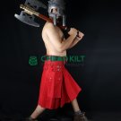 Red Utility Kilt - Spartan Style Kilt - Cheap Kilt