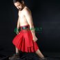 Red Utility Kilt - Spartan Style Kilt - Cheap Kilt