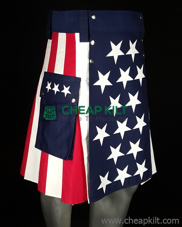 US Flag - Fashion Kilt for Active Men - Cheap Kilt