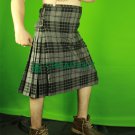 Hamilton Gray Tartan Kilt - Kilt For Active Men - Cheap Kilt
