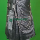 Stylish Leather Kilt - Kilt For Men - CheapKilt