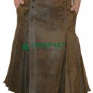 Gladiator Warrior Leather Kilt - Kilt for Men - Cheap Kilt