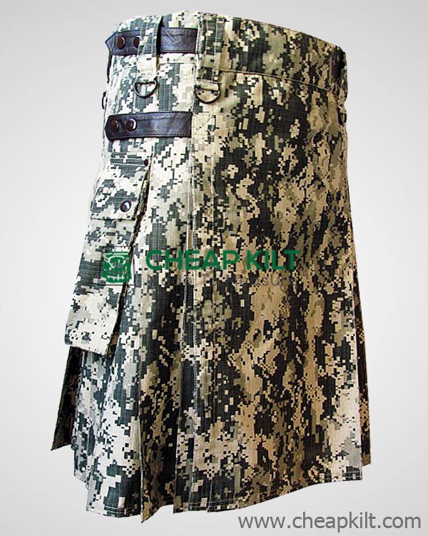Digital Camo Kilt - Tactical Kilt For Men - Cheap Kilt