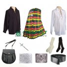 Buchanan Tartan Kilt - Wedding Kilt Outfit - Cheap Kilt