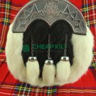 Rabbit Fur Sporran - Full Dress Sporran - Cheap Kilt