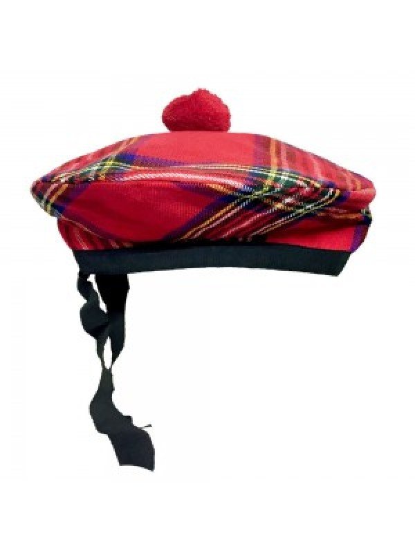 Royal Stewart Hat | Beanie Glengarry Wool Hat | Cheap Kilt
