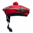 Royal Stewart Hat | Beanie Glengarry Wool Hat | Cheap Kilt