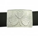 Shamrock embossed Buckle | Buckle for kilt belt | Cheap Kilt