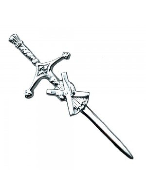 Scottish St Andrew Chrome Kilt Pin | Scottish Kilt Pin | Cheap Kilt