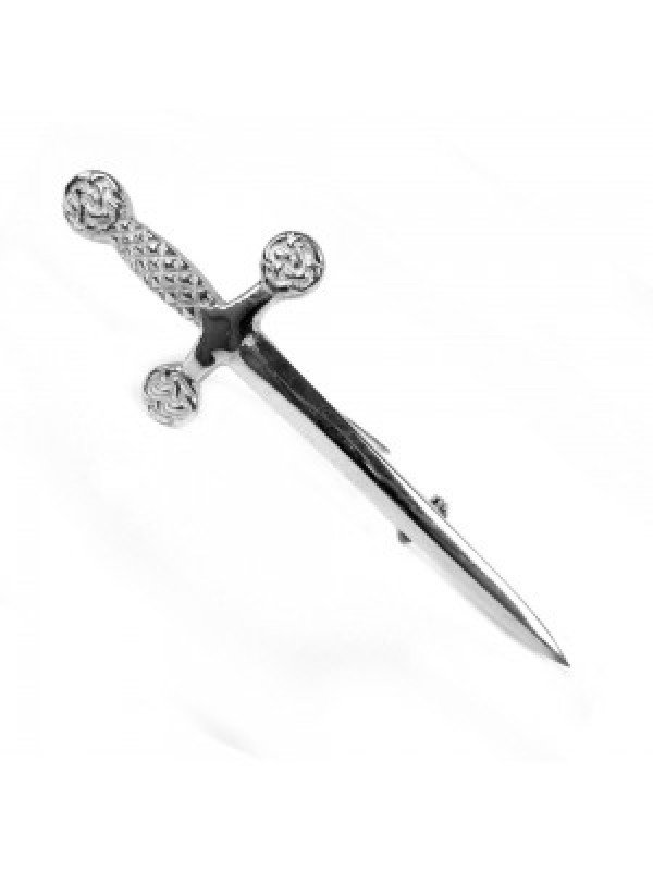 Claymore Sword Masonic Head Kilt Pin | Celtic Design Pin | Cheap Kilt