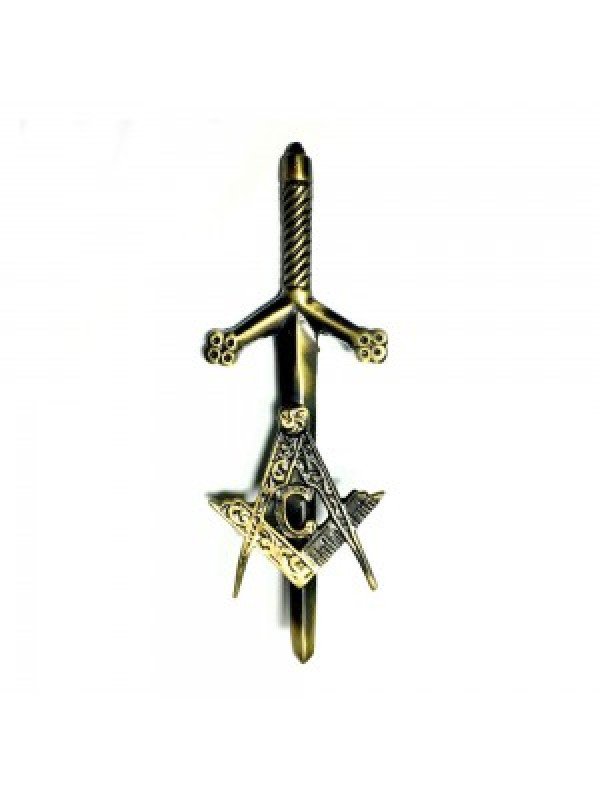 Claymore Sword Masonic Kilt Pin | Celtic Design Kilt Pin | Cheap Kilt