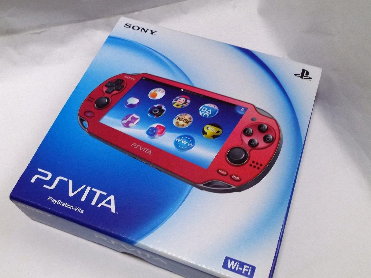 NEW SONY PS Vita PCH-1000 ZA03 RED Wi-fi Model Console