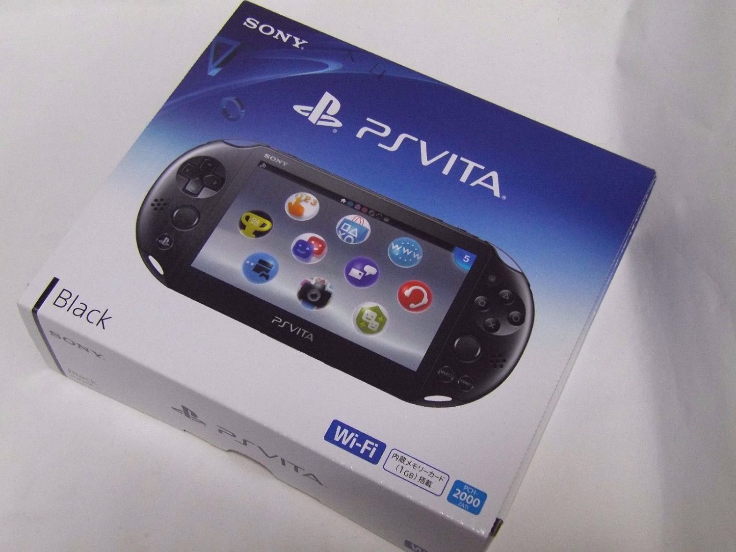 PlayStation Vita Wi-Fi Console System PCH-2000 Black PS Vita PSV