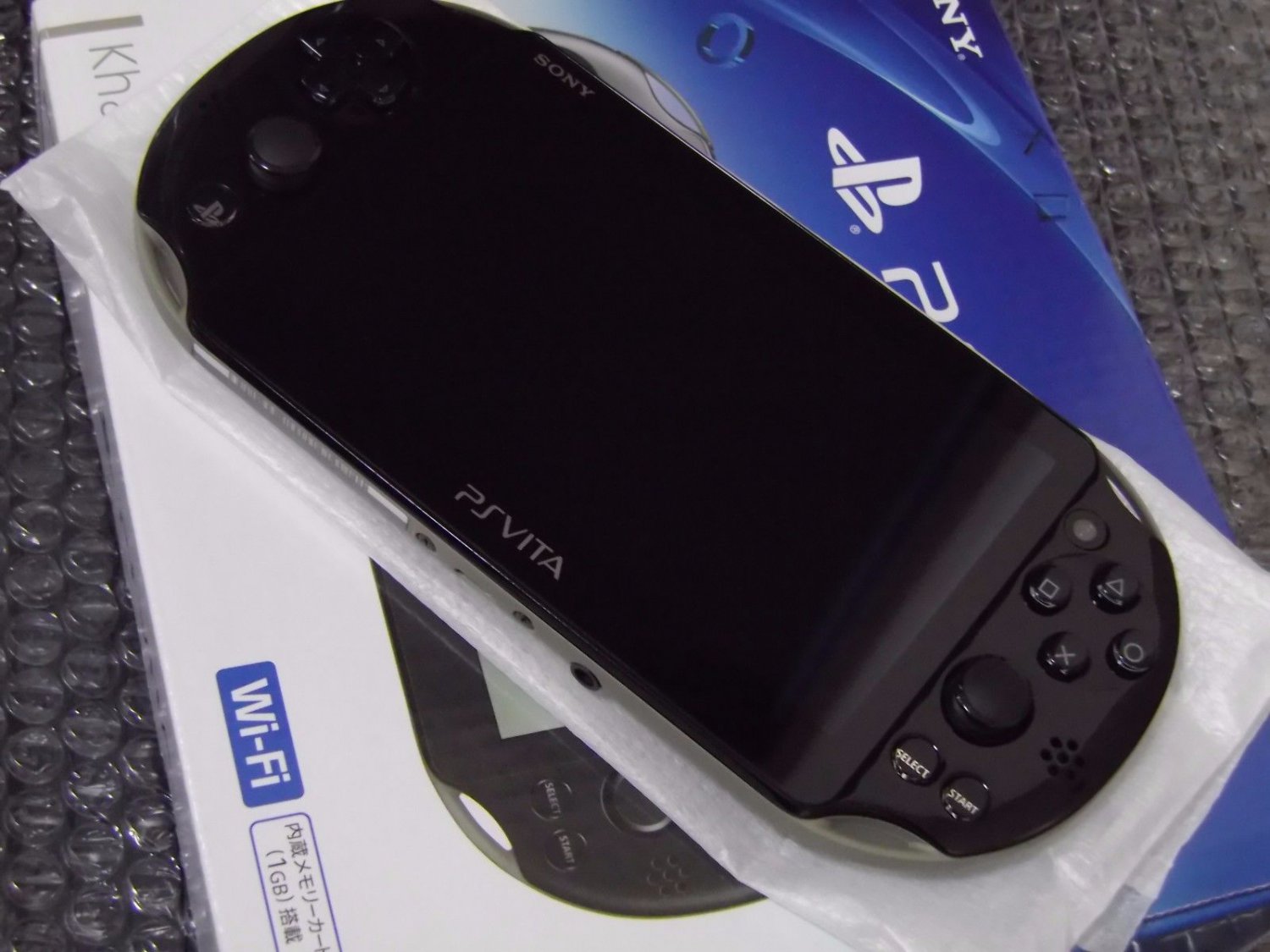 PlayStation Vita Wi-Fi Console System PCH-2000 Khaki Black PS Vita