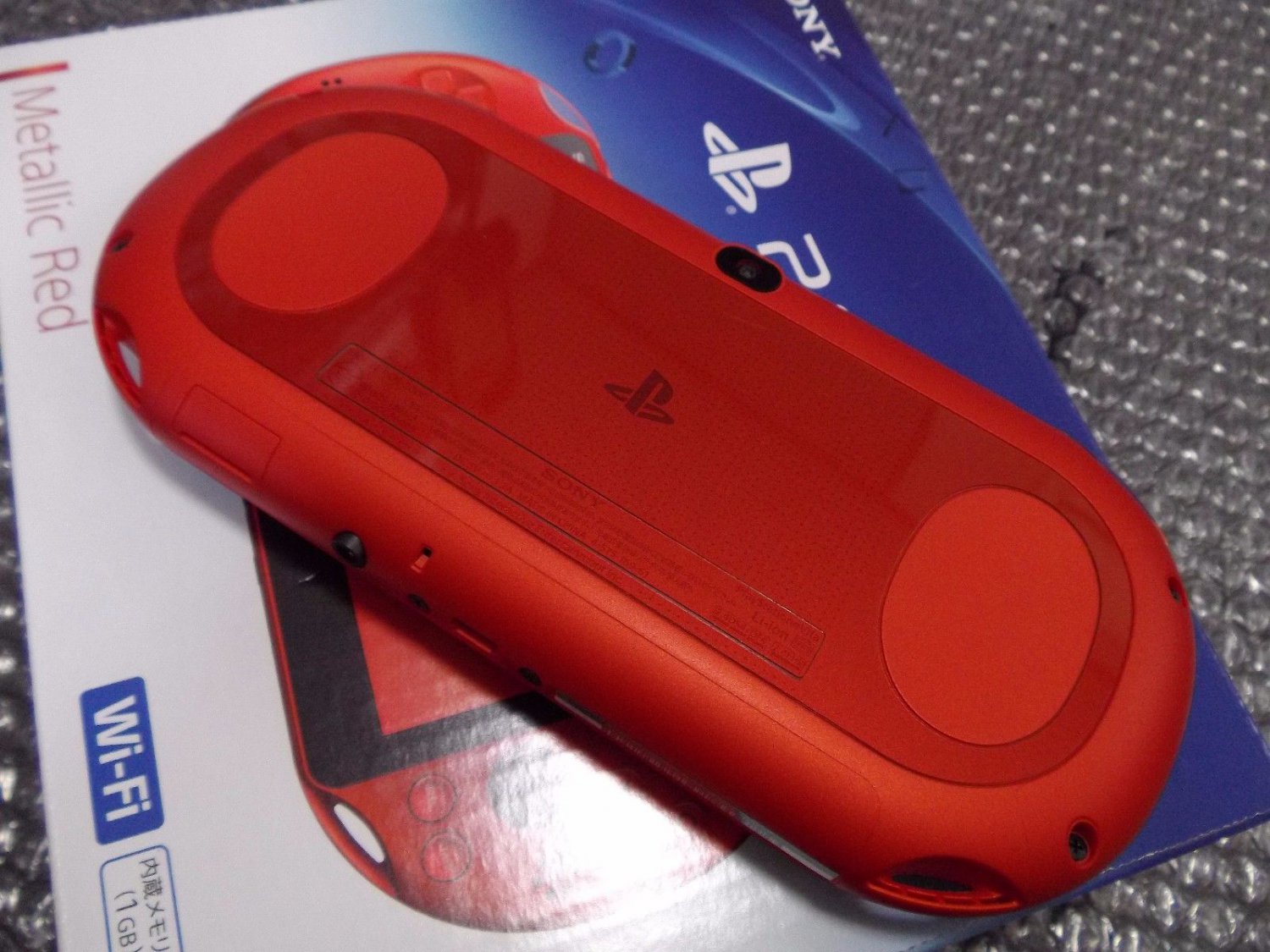 PlayStation Vita Wi-Fi Console System PCH-2000 Metallic Red PS Vita