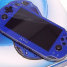 USED SONY PS Vita Console System PCH-1000 ZA04 BLUE Wi-fi Model