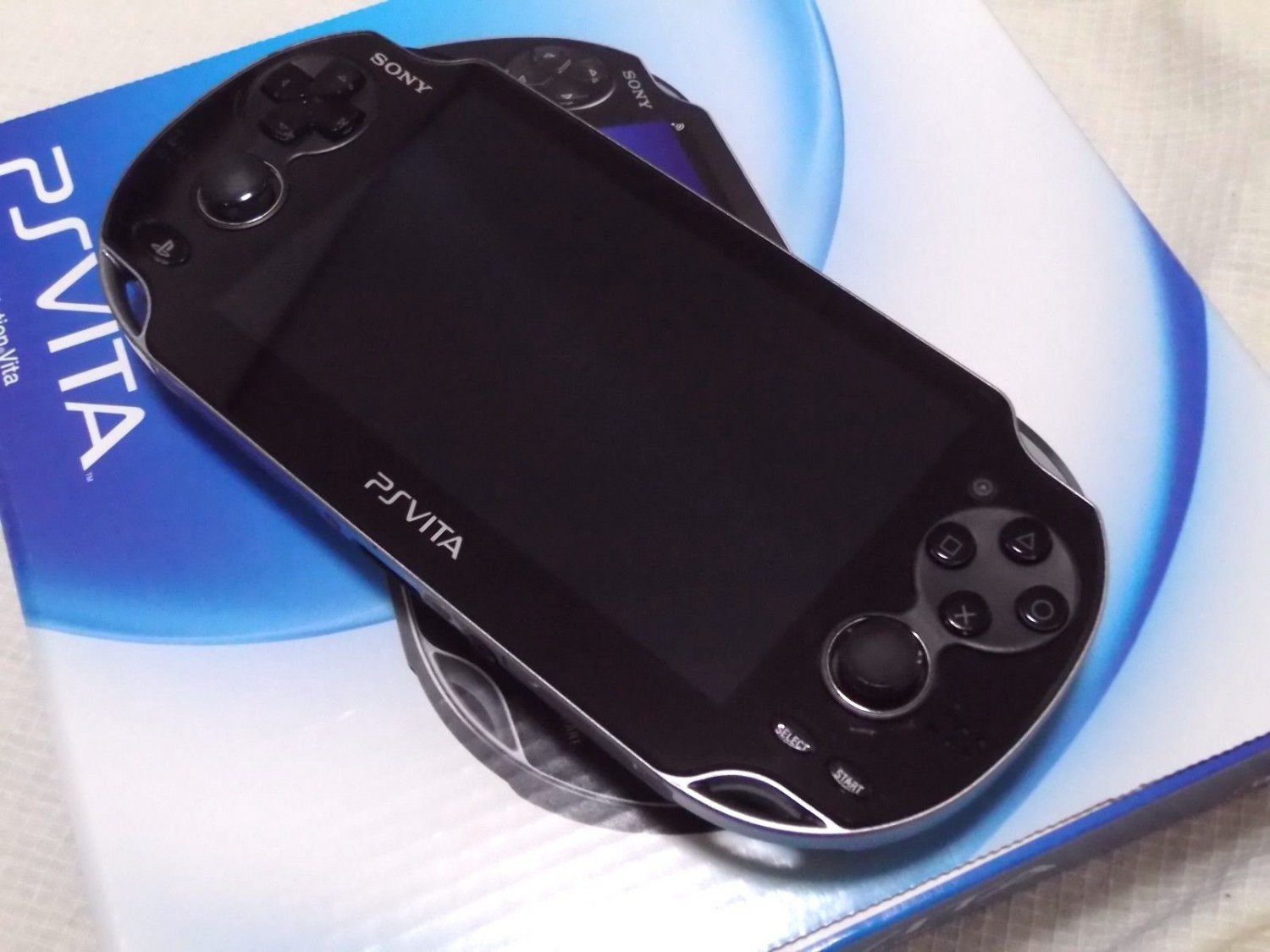 USED SONY PS Vita Console System PCH-1000 ZA01 BLACK Wi-fi Model