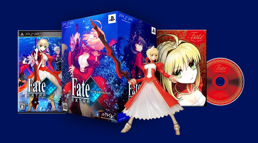 SONY PSP GAME Fate / Extra Limited Edition Type Moon Box Fate/Extra