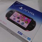 USED PlayStation Vita Wi-Fi Console System PCH-2000 Pink Black