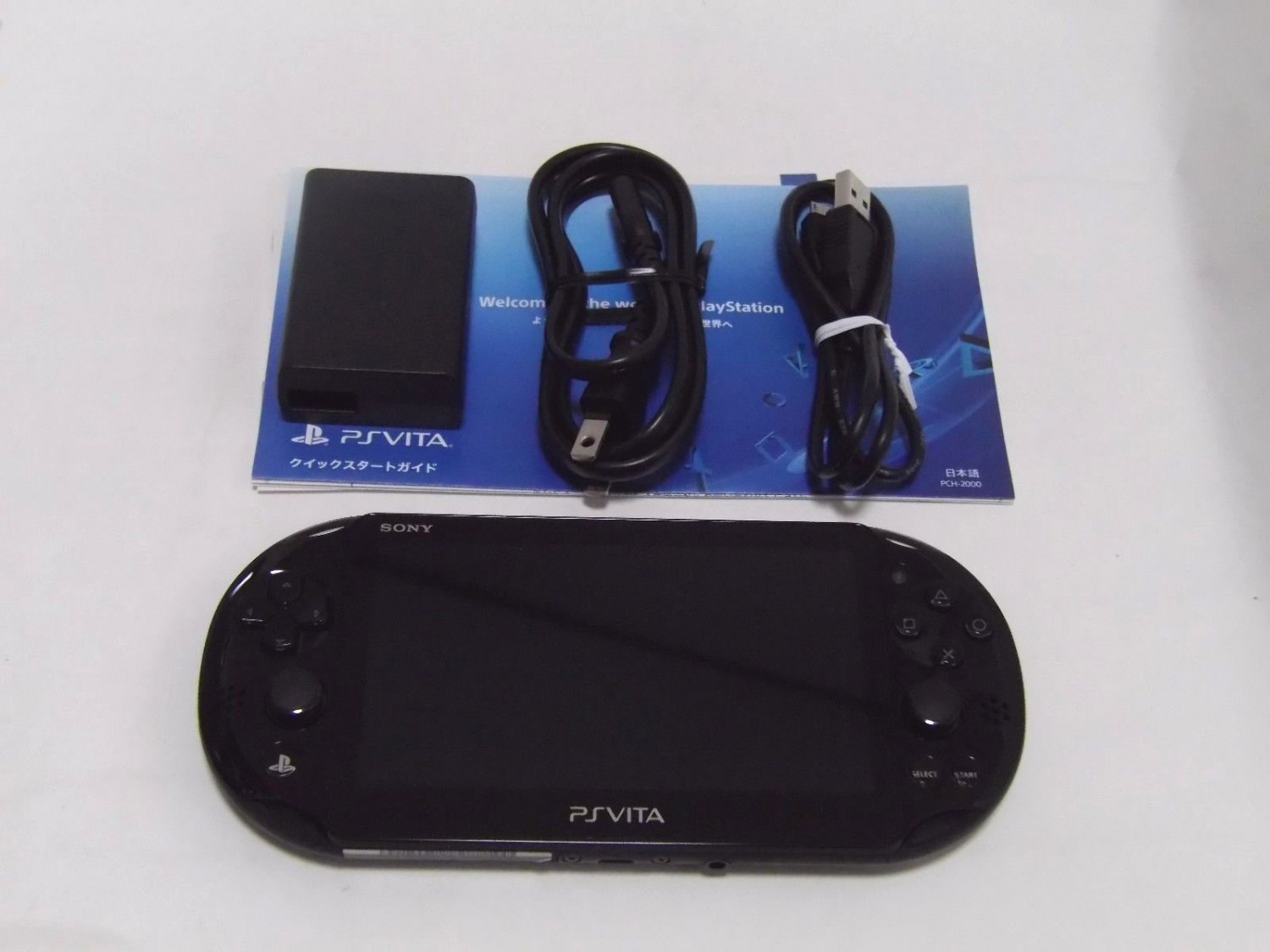 PlayStation Vita Wi-Fi Console System SLIM Model PCH-2000 Black PS Vita