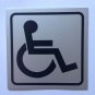 Aluminium Toilet Signs and Disabled Toilet Signs ~ Stick on signs. FREE SHIP